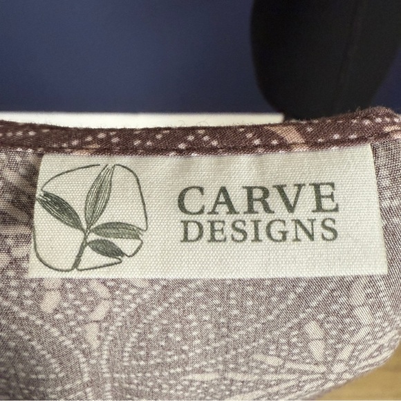 Carve Designs Mauve Grayson Midi Dress, Mauve Taupe, XL - Picture 10 of 11